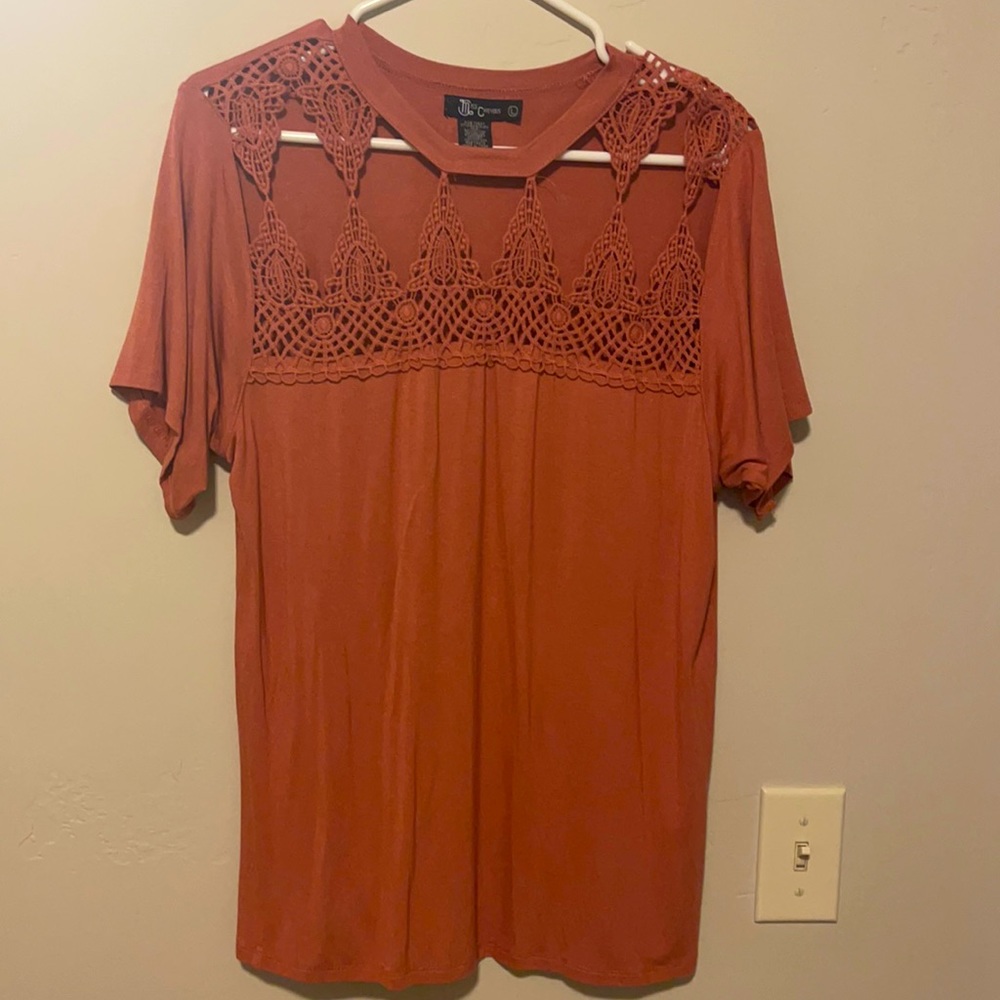 Crochet Detail Tee